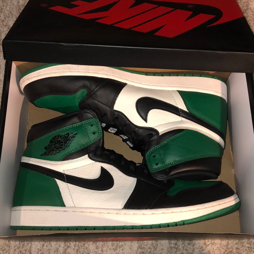 Air Jordan 1 Pine Green Size 14